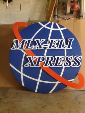 3D letters sign project example 35