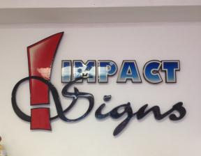 3D letters sign project example 36