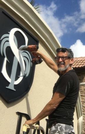 3D letters sign project example 55